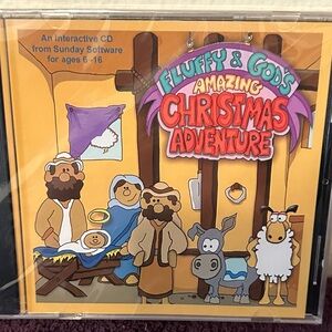 FLUFFY & GOD'S AMAZING CHRISTMAS ADVENTURE BIBLE LEARNING GAME NEW Christian